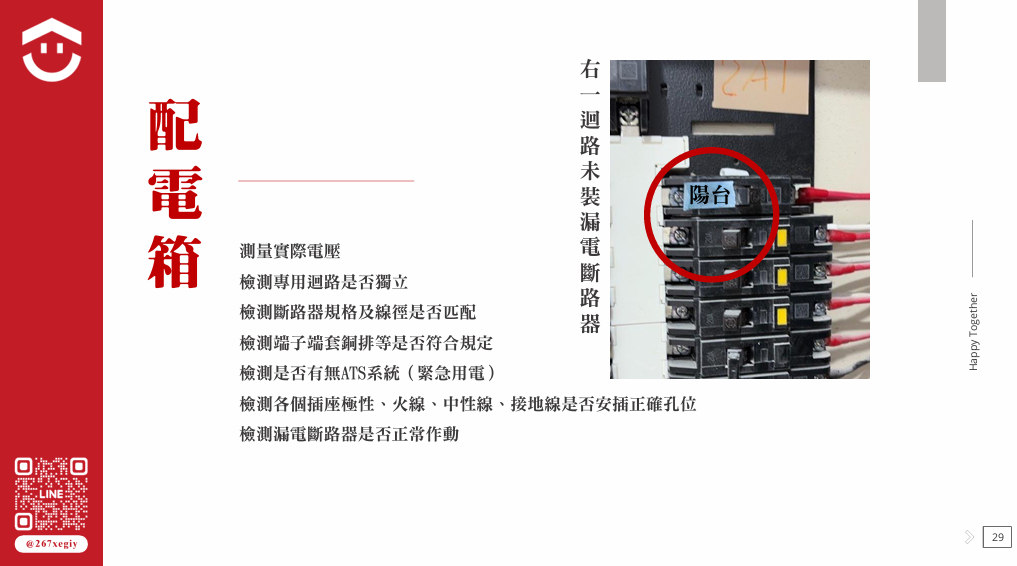 驗屋注意事項3 電路管線測試